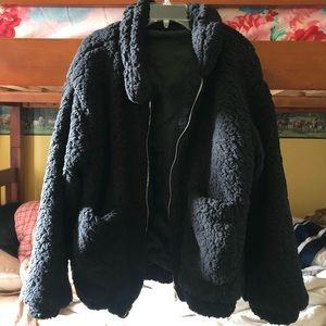 black teddy jacket